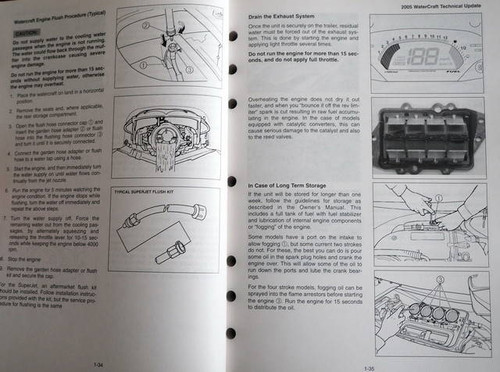 2005 Yamaha Wave Runner Boat Technical Update Manual