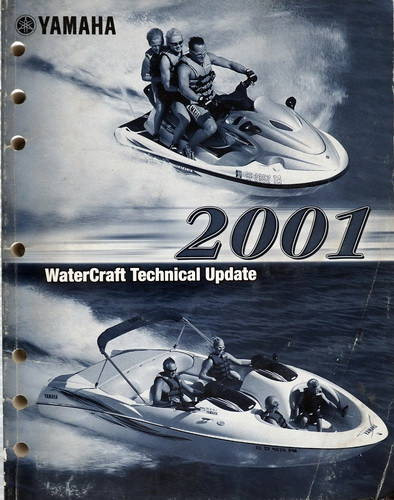 2001 Yamaha Wave Runner Boat Technical Update Manual