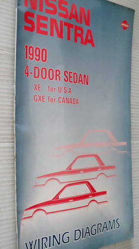 1990 Nissan Sentra 4 Door Sedan Wiring Diagrams