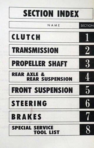 1968-1970 Toyota Corolla Chassis Repair Manual