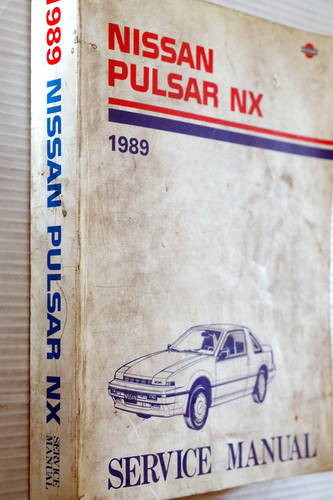 1989 Nissan Pulsar NX Service Manual