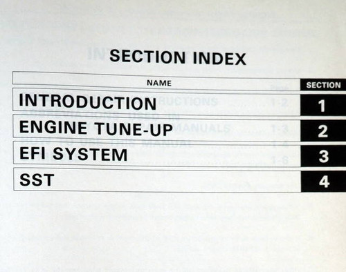 1979-1982 Toyota 5M-E Engine EFI Shop Repair Manual Supplement