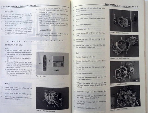 Toyota 2M and 4M Engine Repair Manual\n