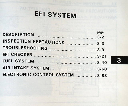 Toyota 4M-E Engine Repair Manual Supplement for EFI System\n
