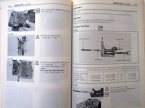 Toyota A40D With Over Drive Automatic Transmission Repair Manual\n
