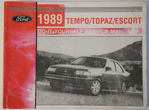 1989 Ford Escort Tempo Mercury Topaz Do-It-Yourself Service Manual