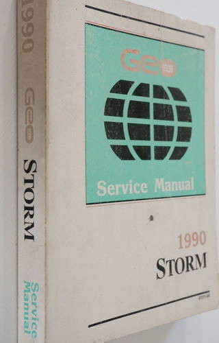 1990 Geo Storm Service Manual