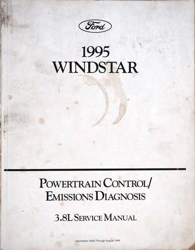 1995 Ford Windstar 3.8L Engine Control and Emissions Diagnosis Manual