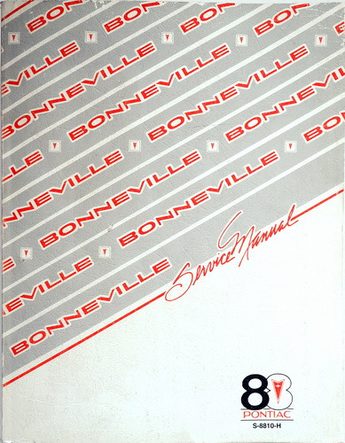 1988 Pontiac Bonneville Service Manual
