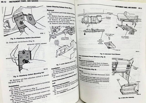 1989 Dodge Spirit Plymouth Acclaim Service Manual 