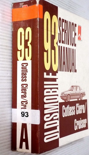 1993 Olds Cutlass Ciera and Cruiser Service Manual 