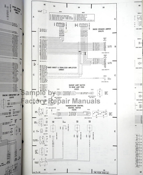 1989 Ford Tempo Mercury Topaz Large Format Wiring Diagrams 