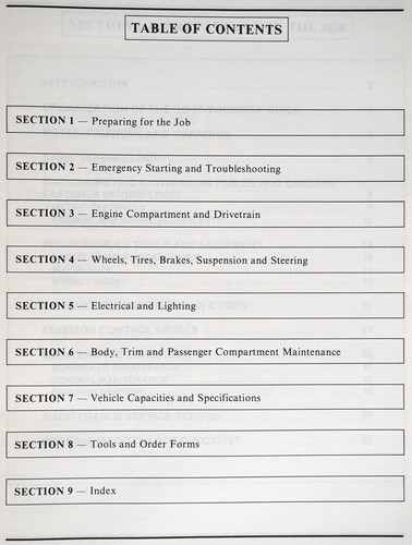1986 Ford F150-F350 Bronco Econoline Do-It-Yourself DIY Service Guide