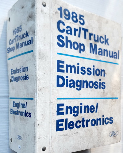 1985 Ford Lincoln Mercury Car & Truck Engine/Emissions Diagnosis Service Manual