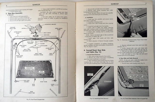1970 Cadillac Sunroof Service Manual\n