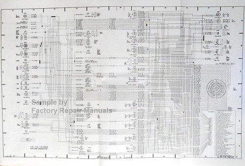 1987 Ford Taurus Mercury Sable Large Format Wiring Diagrams