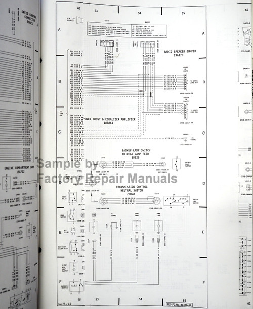 1987 Ford Tempo Mercury Topaz Large Format Wiring Diagrams 