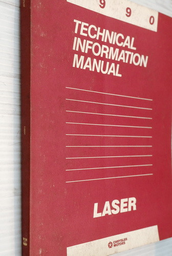 1990 Plymouth Laser Technical Information Manual
