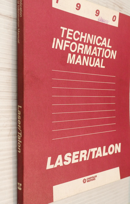1990 Eagle Talon Technical Information Manual
