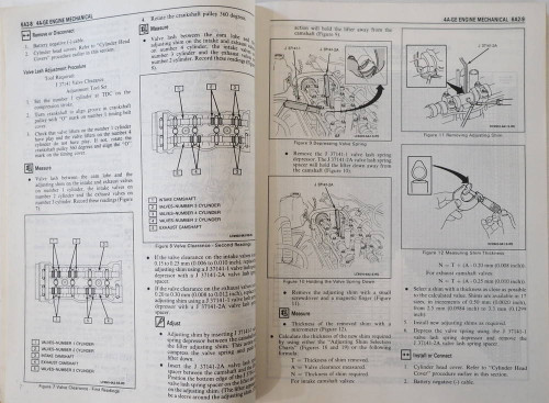 1990 Geo Prizm GSi Service Manual Supplement