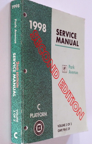 1998 Buick Park Avenue Service Manual Volume 3