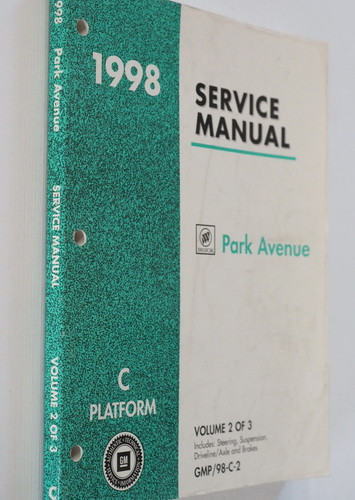 1998 Buick Park Avenue Service Manual Volume 2