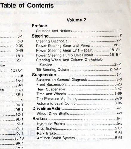 1998 Buick Park Avenue Service Manual Volume 2