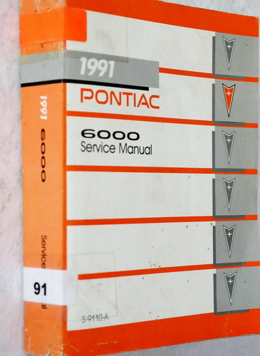 1991 Pontiac 6000 Service Manual