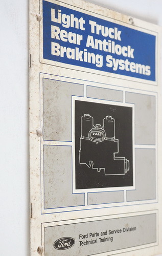 1991 Ford Light Truck Rear ABS Antilock Braking Systems Training Manual