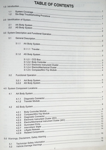 1992 Chrysler AA & AS Body Diagnostic Procedures
