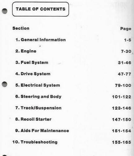 1994 Arctic Cat Cheetah 550 Service Manual 