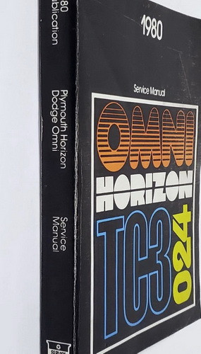 1980 Plymouth Horizon TC3 Dodge Omni 024 Service Manual