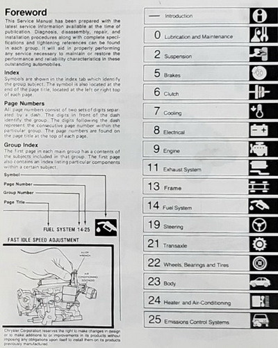 1980 Plymouth Horizon TC3 Dodge Omni 024 Service Manual