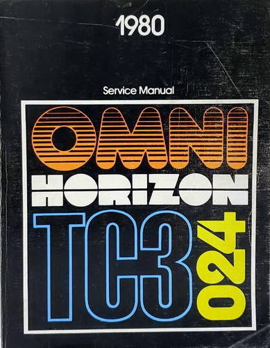 1980 Plymouth Horizon TC3 Dodge Omni 024 Service Manual