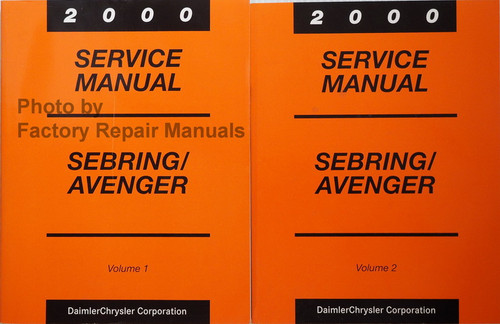 2000 Service Manual Sebring/Avenger