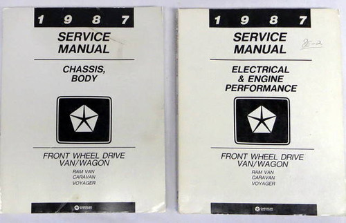 1987 Chrysler Front Wheel Drive Van / Wagon Service Manuals\n