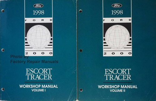 1998 Ford Escort Tracer Workshop Manual Volume 1 and 2