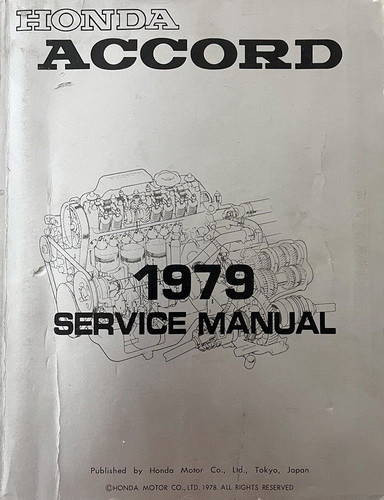 1979 Honda Accord Service Manual