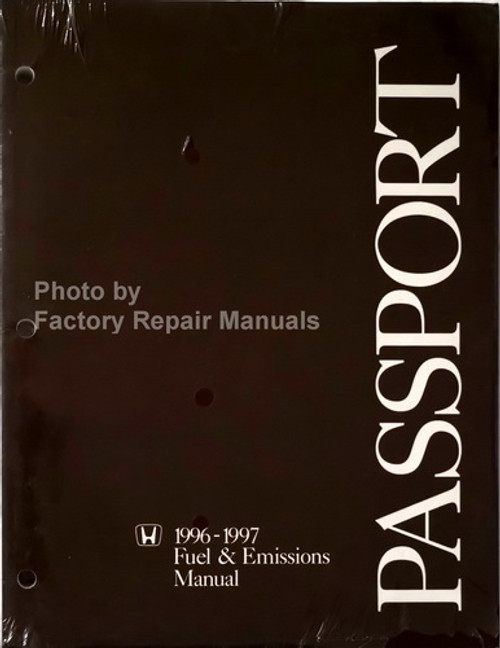 1996 1997 Honda Passport Fuel & Emissions Manual 