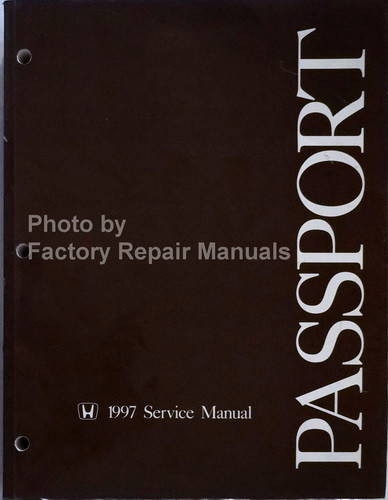 1997 Honda Passport Service Manual 