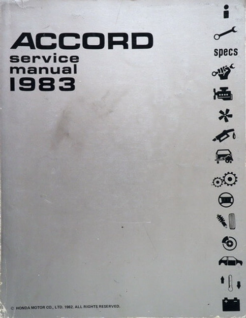 1983 Honda Accord Service Manual