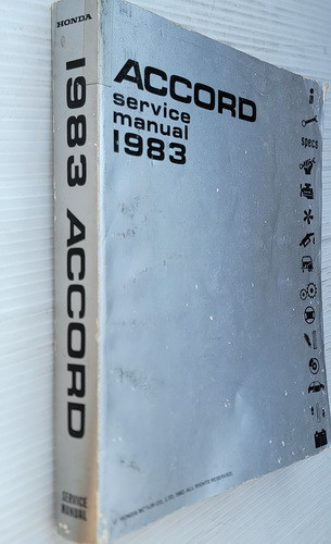 1983 Honda Accord Service Manual