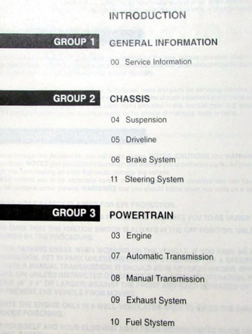 2000 Ford Contour Mercury Mystique Workshop Manual Table of Contents 1 2000 Ford Contour Mercury Mystique Workshop Manual Table of Contents 1