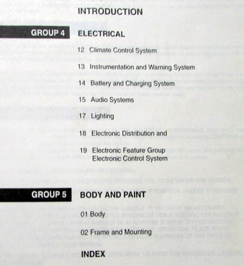 2000 Ford Contour Mercury Mystique Workshop Manual Table of Contents 2 2000 Ford Contour Mercury Mystique Workshop Manual Table of Contents 2