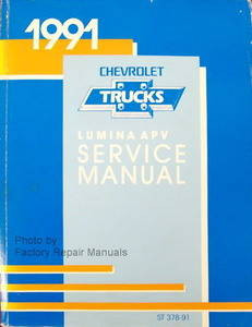 1991 Chevrolet Lumina APV Service Manual
