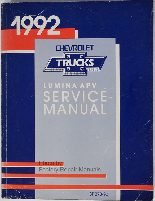 1992 Chevy Lumina APV Service Manual 