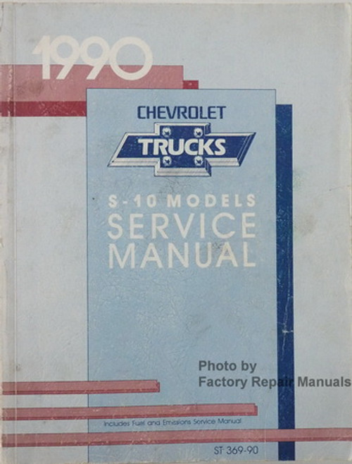 1990 Chevrolet S-10 Models Service Manual