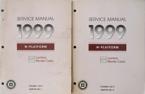1999 Chevy Monte Carlo and Lumina Service Manual Set