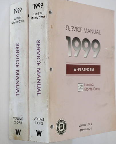 1999 Chevy Monte Carlo and Lumina Service Manual Set