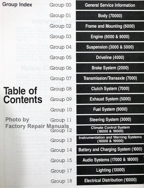1992 Lincoln Continental Body/Chassis/Electrical/Powertrain Service Manual